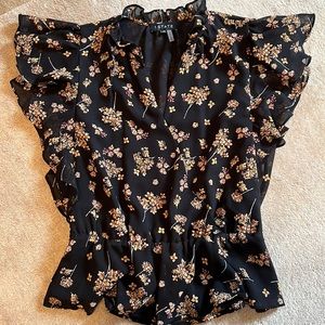 1 State Floral Blouse